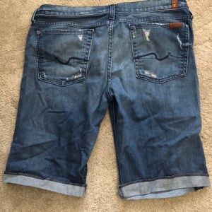 7 for all mankind shorts